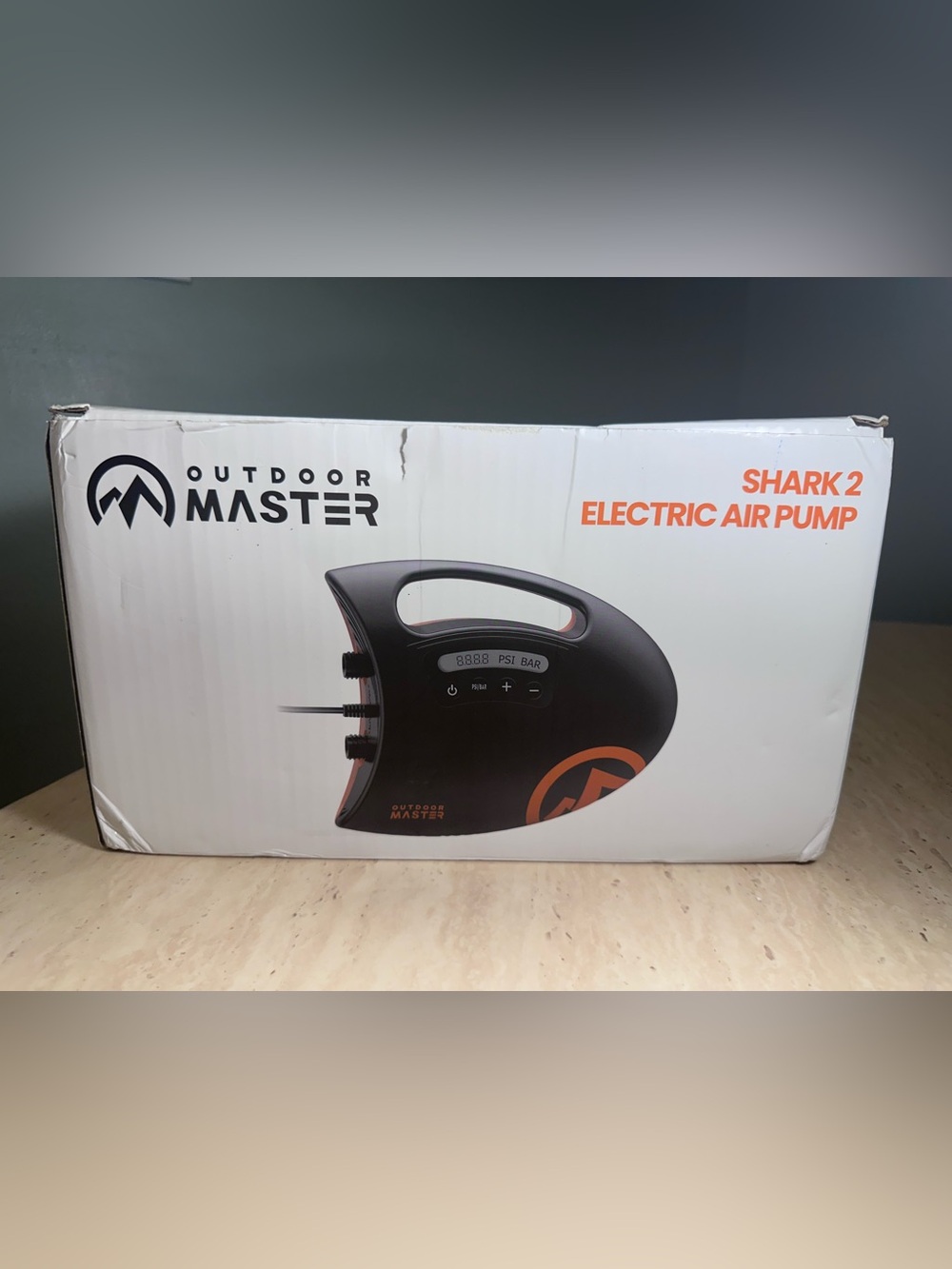 OutdoorMaster Shark 2 Electric SUP Air Pump High Pressure 20 PSI 12V Inflatables